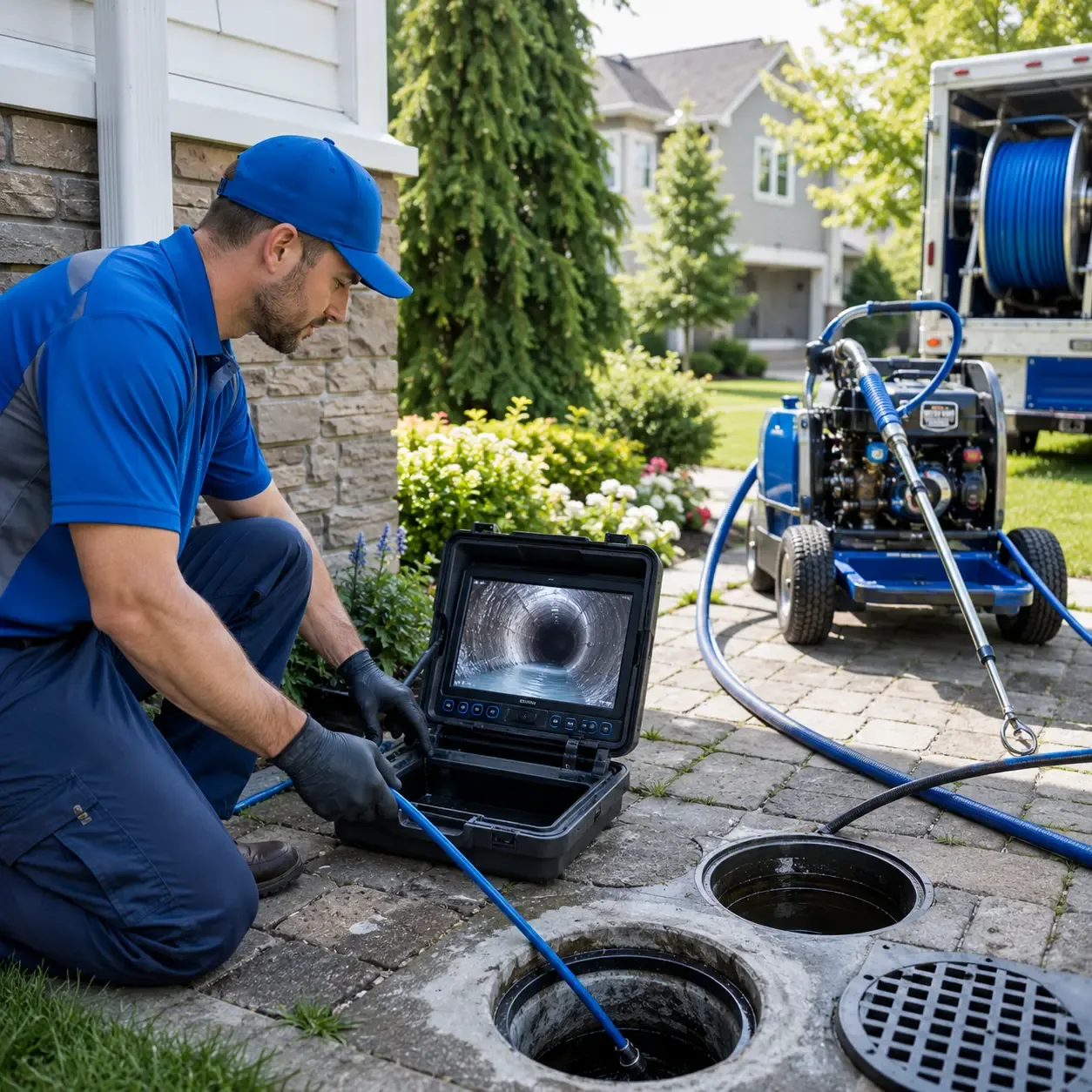 Outdoor drain cleaning professionals serving Blairstown, IA