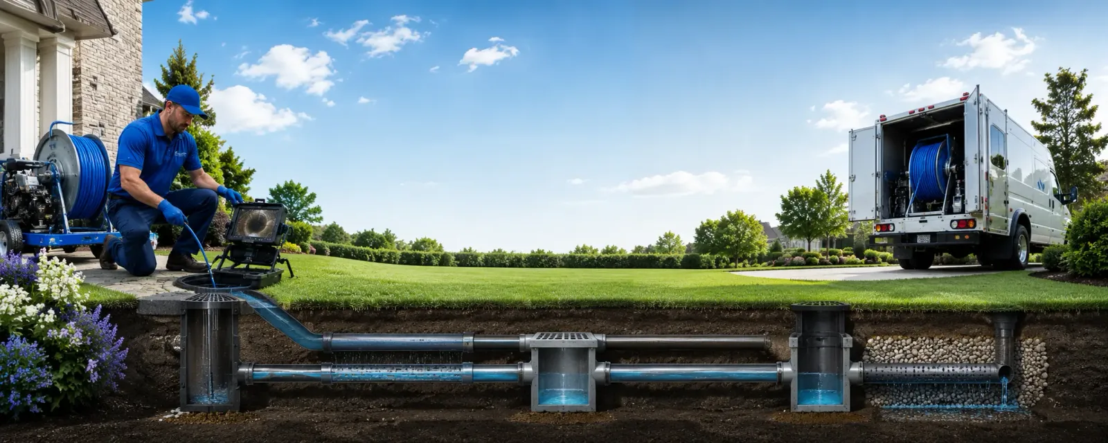 Outdoor drain cleaning information for Blairstown, IA